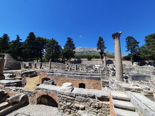Romerska lämningar i Salona.